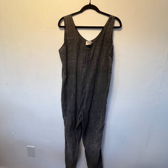 Batik Sleeveless Jumpsuit L Charcoal Grey - Picture 3 of 4